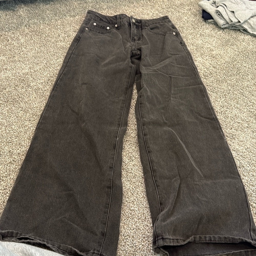 edikted black jeans size xs